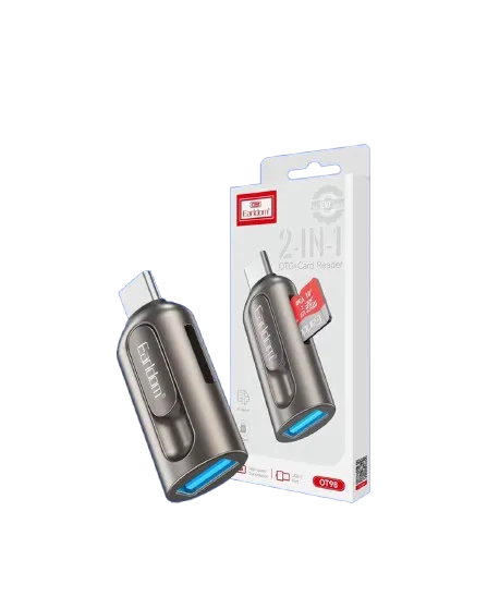 Adapter USB-C 2 në 1 me Lexues Karte 9E1F